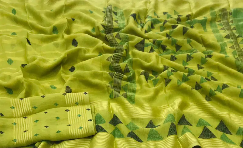 Rajyog New Trisha Linen Latest Fancy Ethnic Wear Printed Saree Collection